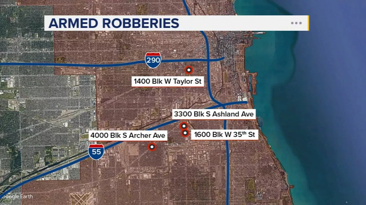 Chicago police investigating spree of at least 4 robberies on SW Side