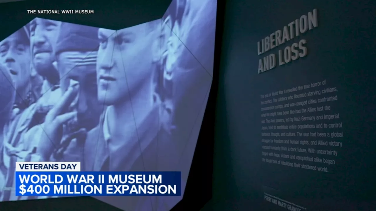 National World War II Museum in New Orleans opens honorary pavilion ahead of Veterans Day