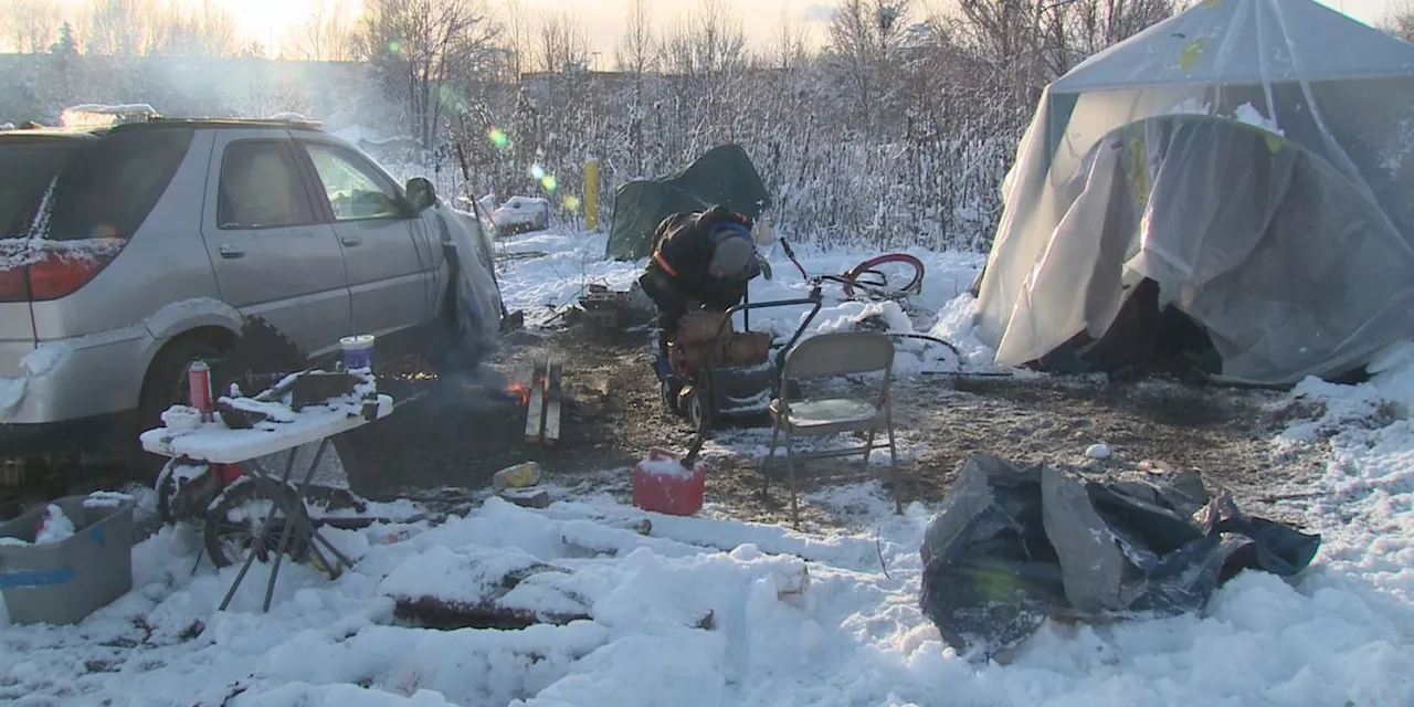 Hundreds experiencing homelessness weathering the snow in Anchorage