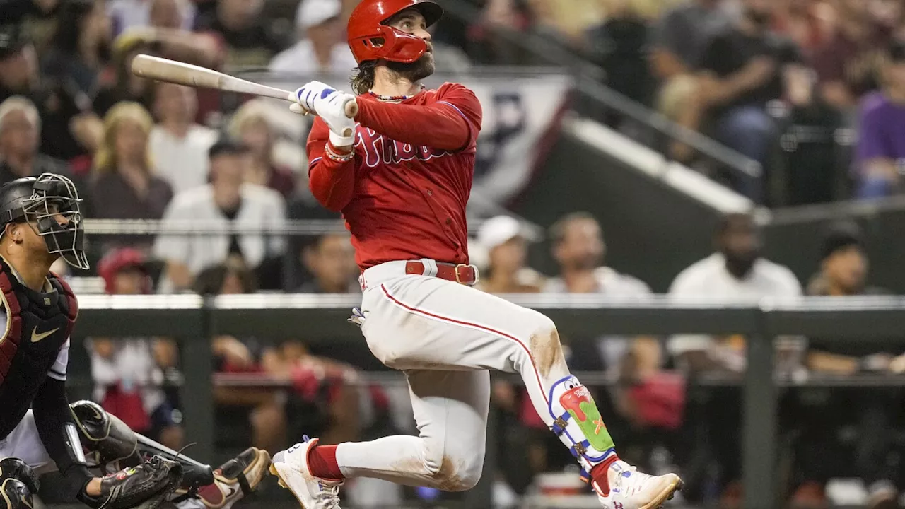 Bryce Harper to play first base full-time for Phillies as franchise moves on from Rhys Hoskins