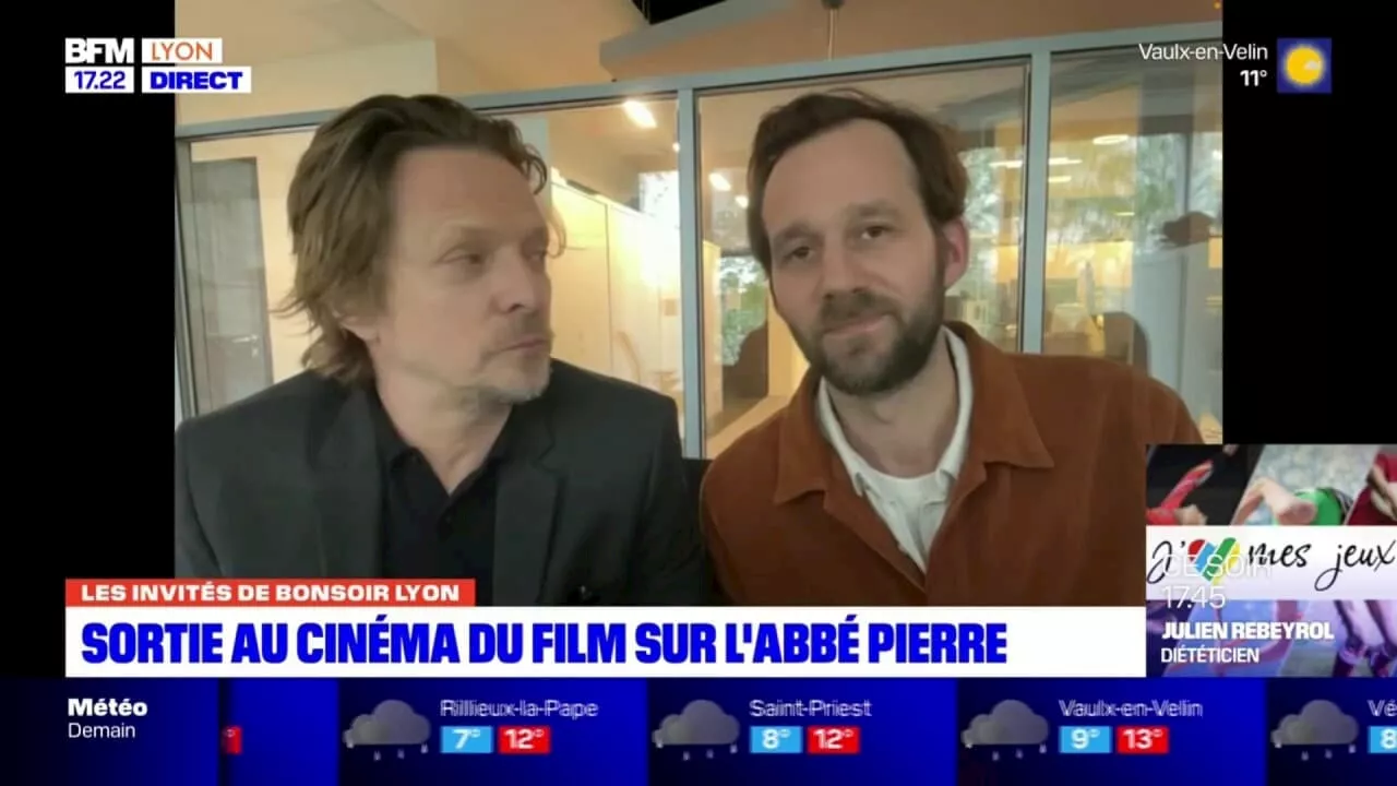 'C'est un sacré défi': Benjamin Lavernhe incarne l'Abbé Pierre dans le film sur l'homme