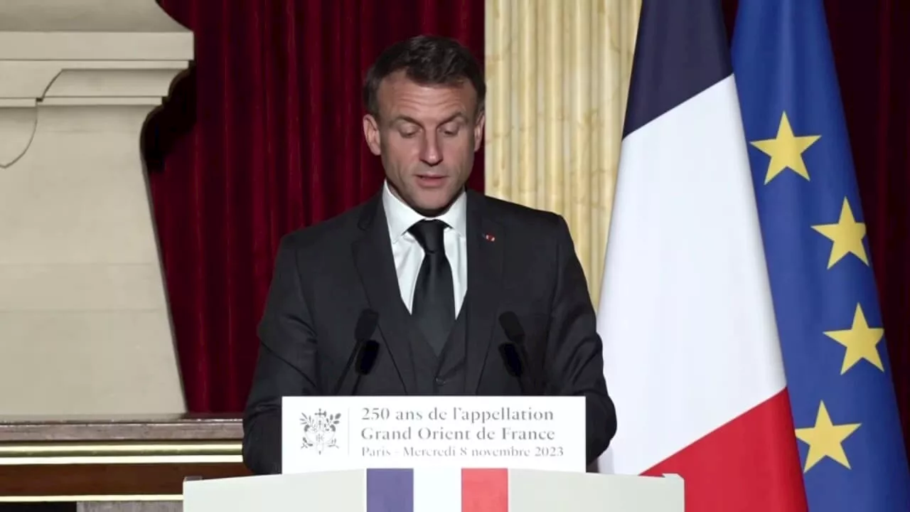'S'en prendre à un juif, c'est toujours chercher à atteindre la République', déclare Emmanuel Macron au Grand Orient de France