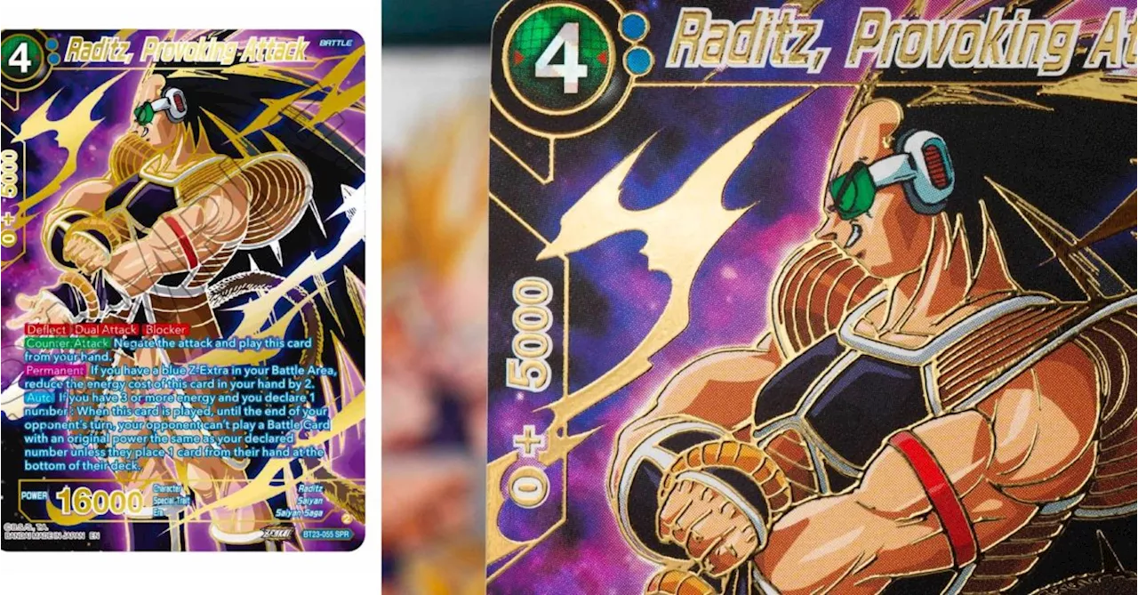 Dragon Ball Super Reveals Perfect Combination: Raditz Special Rare