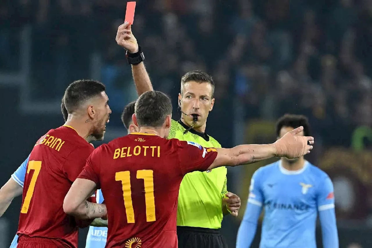 Serie A, gli arbitri della 12esima giornata: a Massa il derby Lazio-Roma