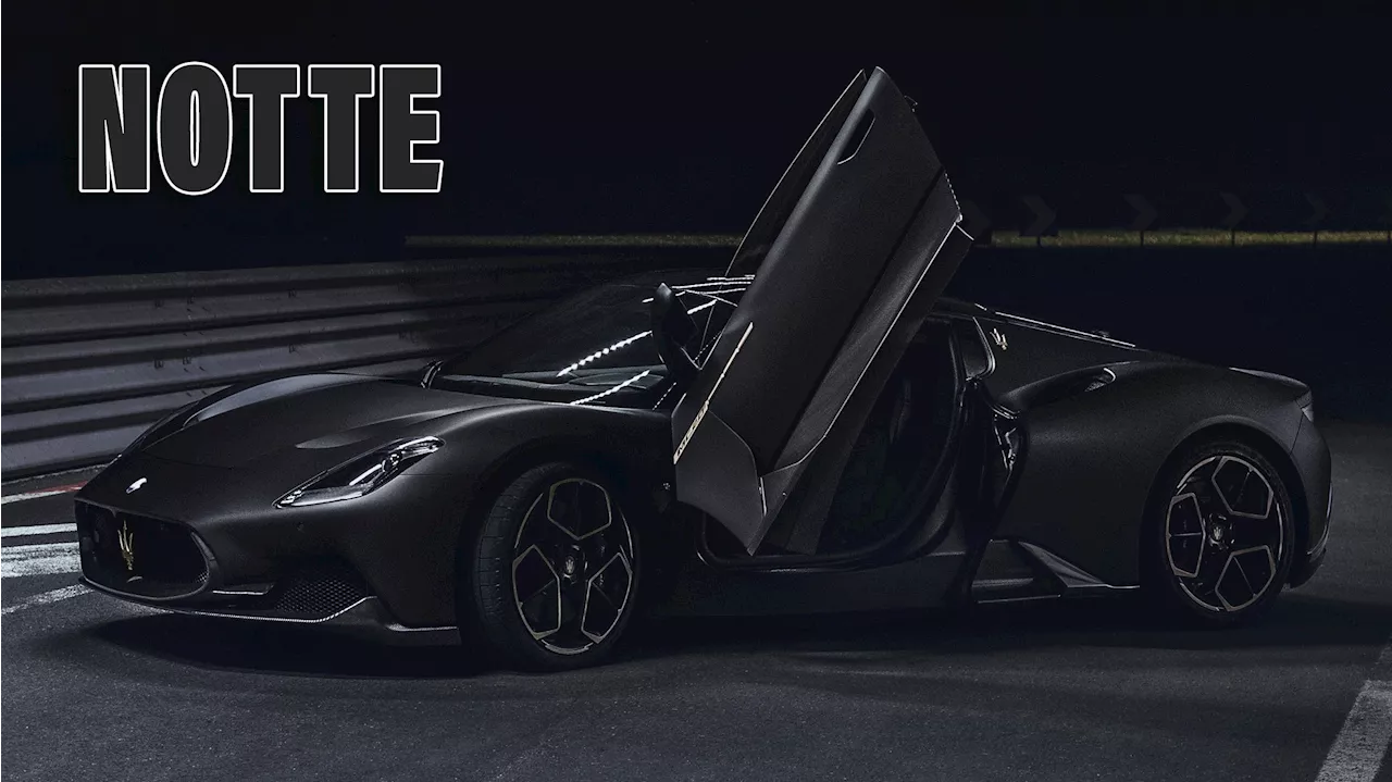 New Maserati MC20 Notte Is A Dark Knight For The Streets And Track