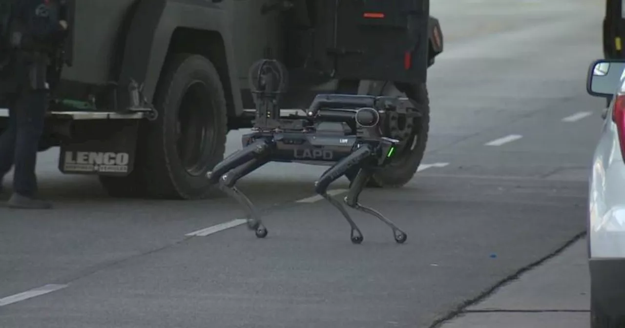 LAPD deploys 'robot dog' during standoff with armed man in Hollywood
