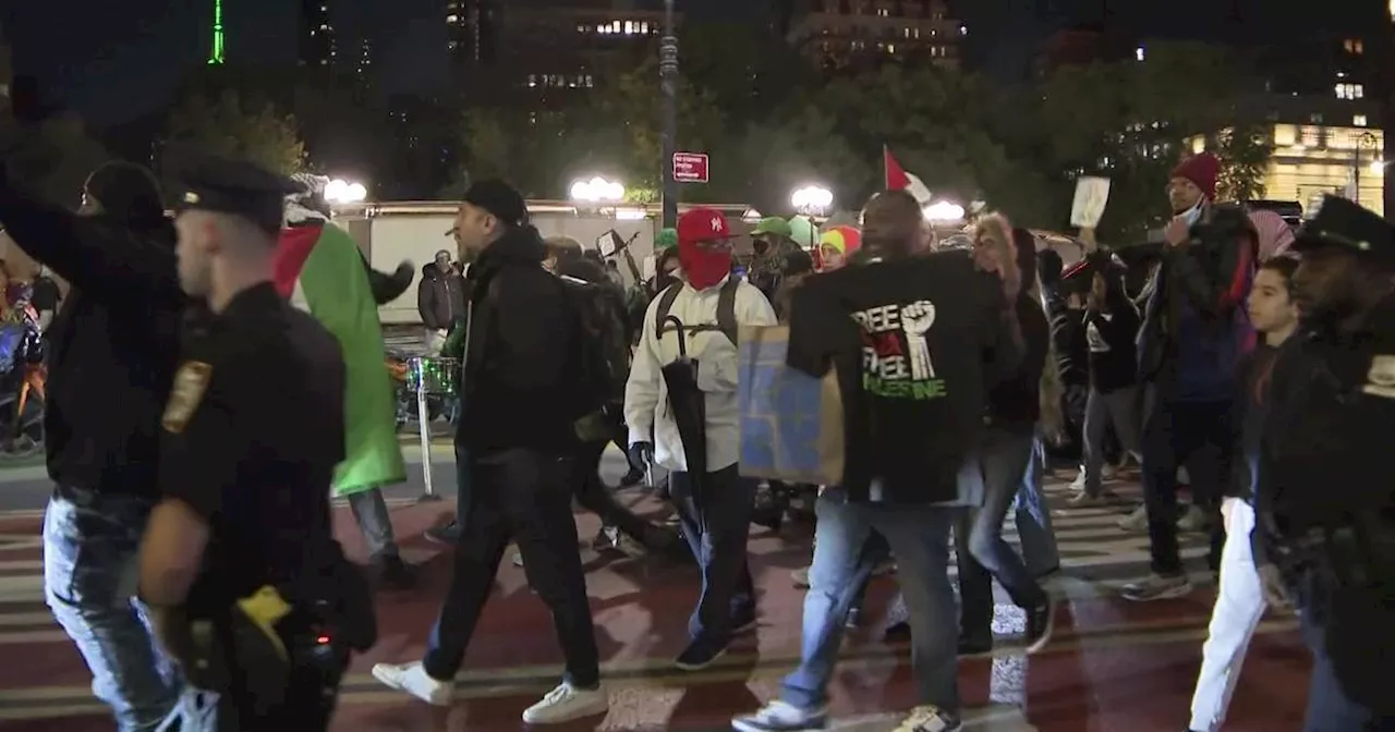 Demonstrations across NYC mark 1 month since start of Israel-Hamas war