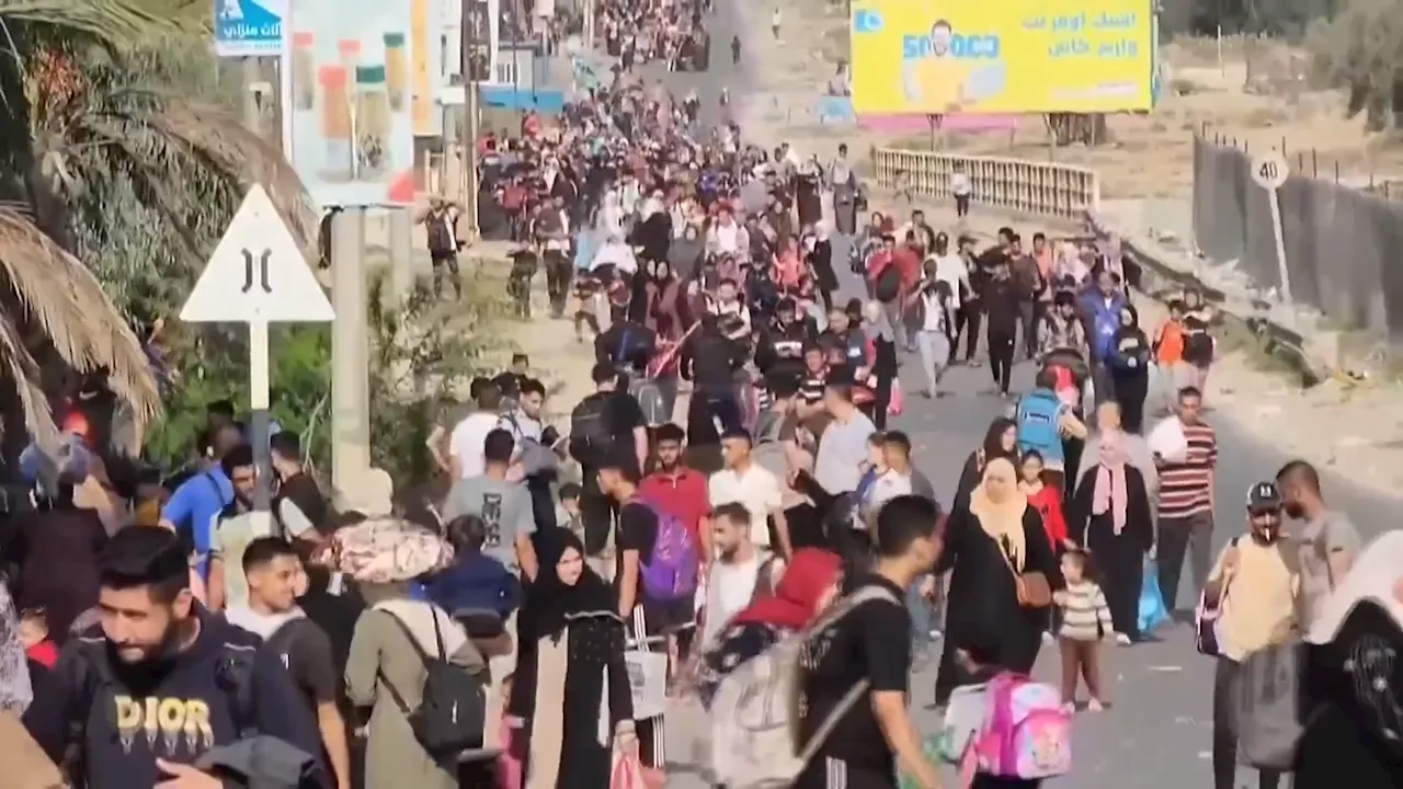 Inside Gaza: Thousands flee their homes as the IDF pushes in