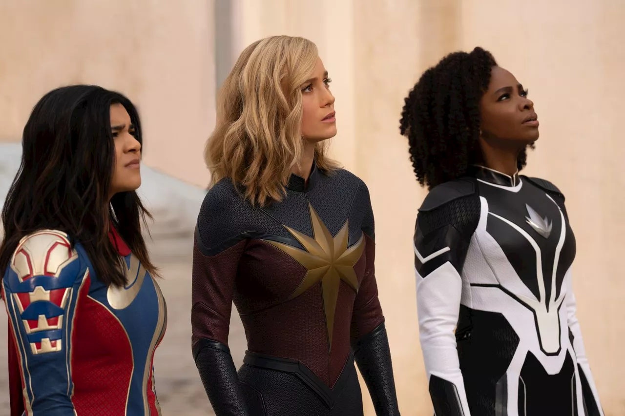 ‘The Marvels’ review: Thrilling action and a touching sisterhood come together for the MCU’s best movie in ye