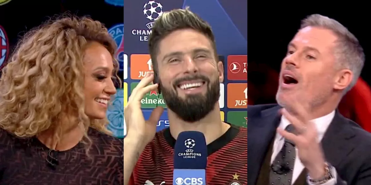 Carragher non riesce a pronunciare Giroud: imbarazzo e risate in studio