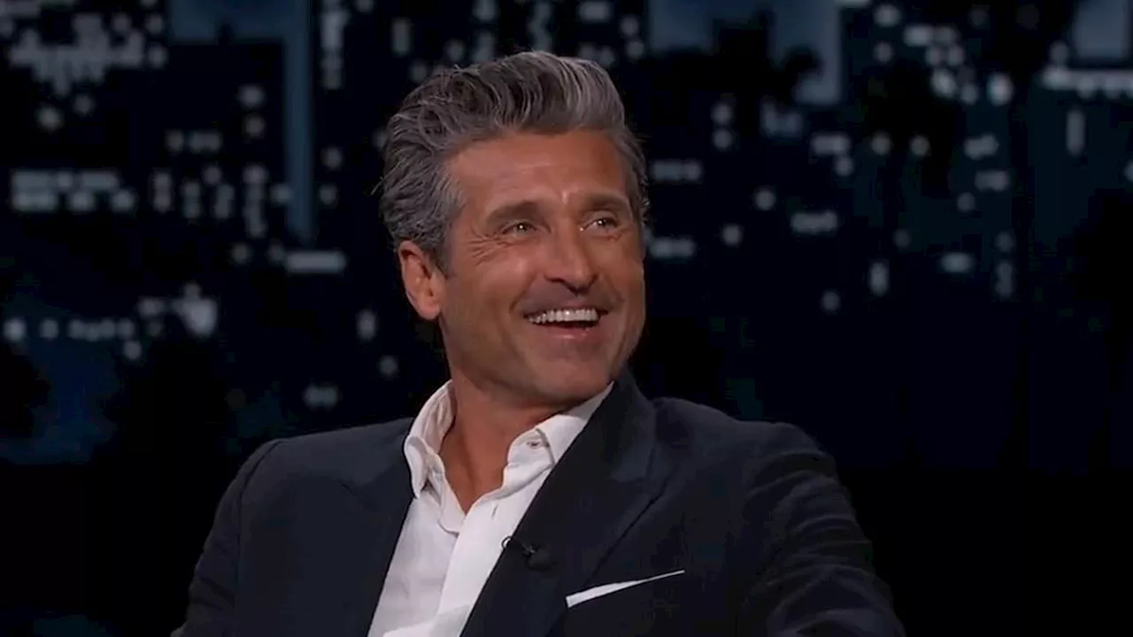 Patrick Dempsey is named as People magazine's 2023 Sexiest Man Alive on Jimmy Kimmel Live