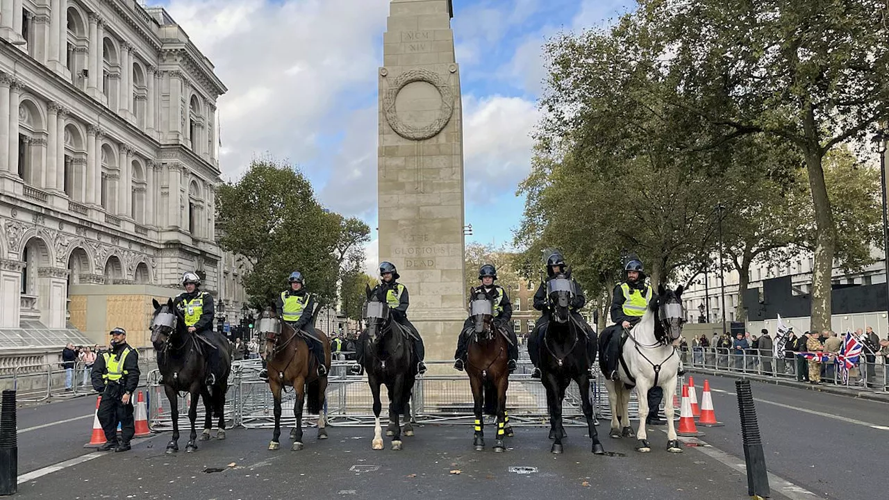 Ministers hold emergency COBRA meeting ahead of Remembrance Sunday amid fears pro-Palestine march...