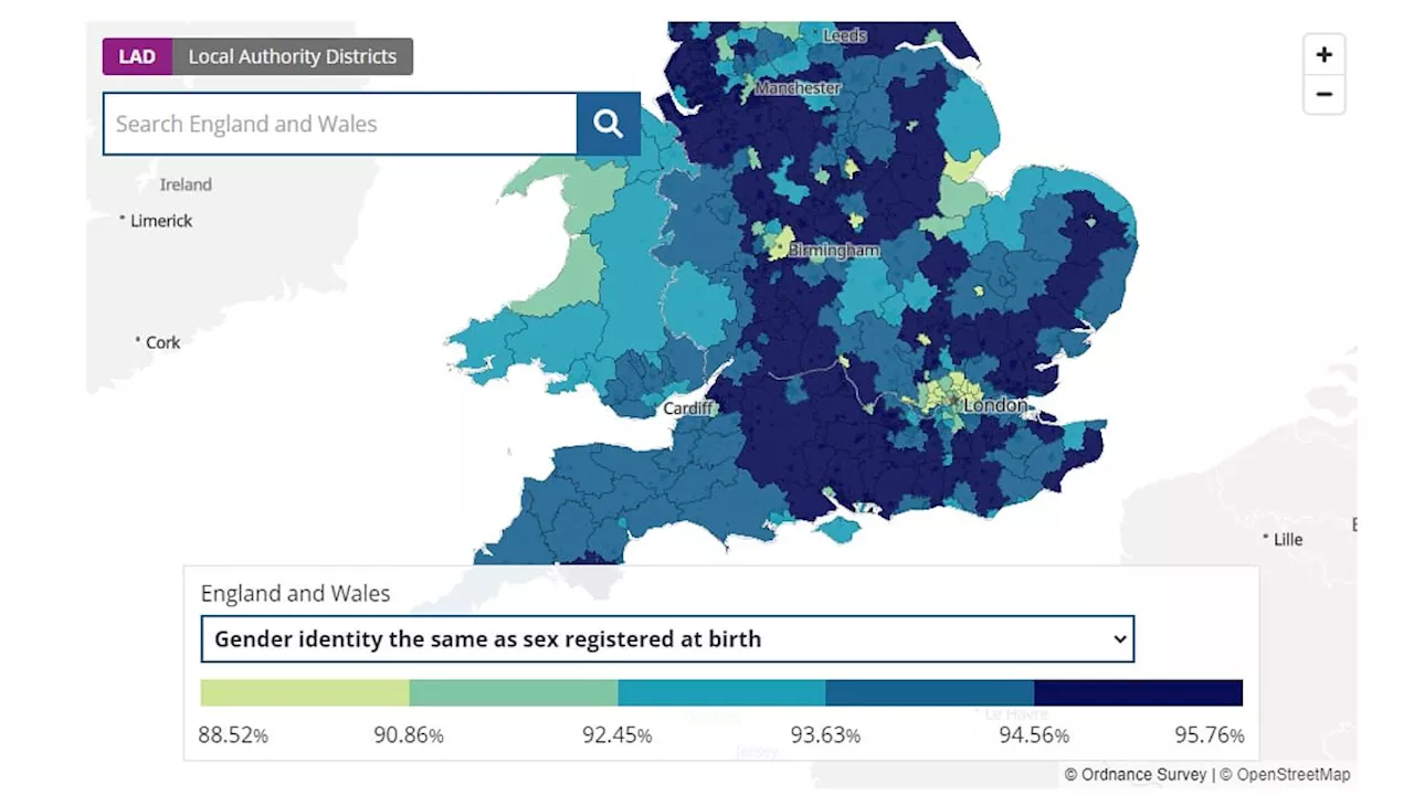 ONS has 'confidence' in data showing there are 262,000 trans people in England and Wales... despite...