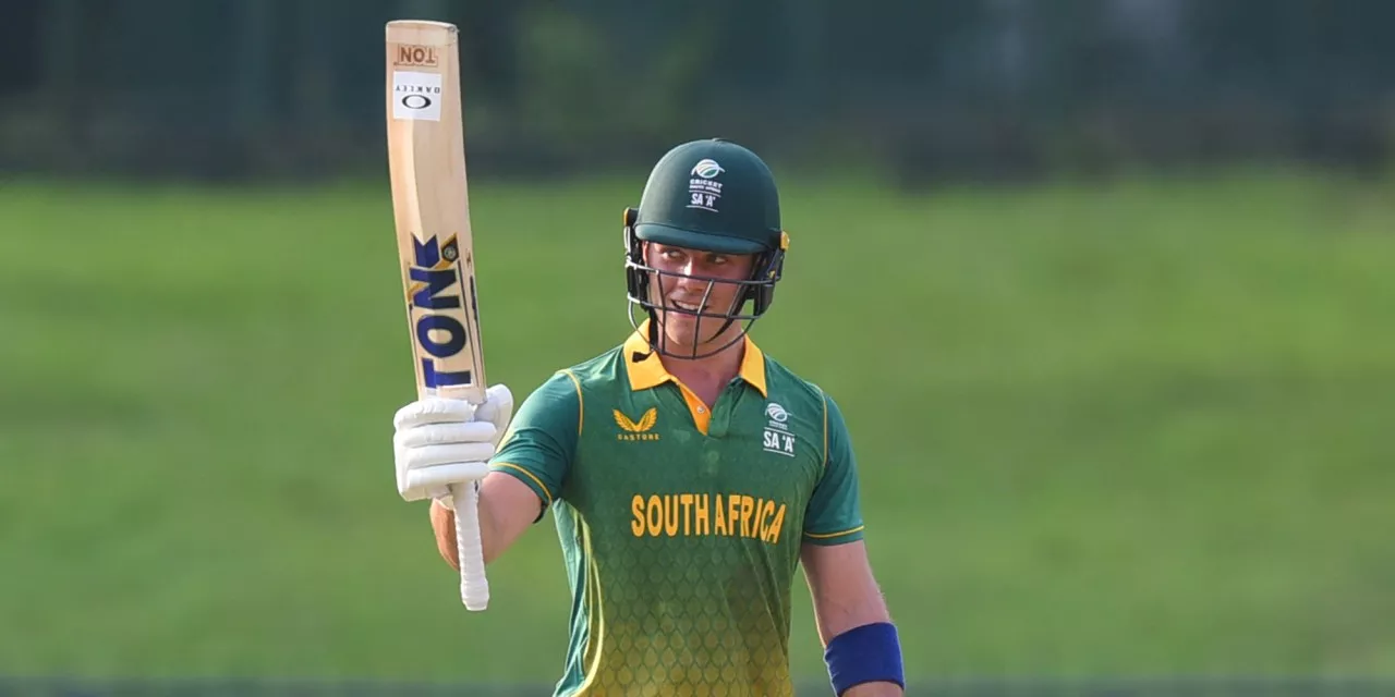 Belligerent South African batter Dewald Brevis has big dreams for the future