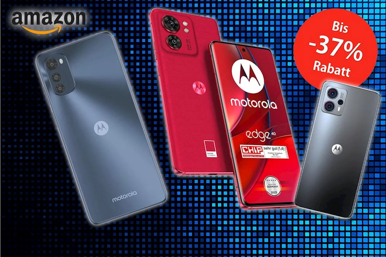 Mega Motorola Rabatte bei Amazon: Smartphone Angebote mit bis zu 37% Rabatt