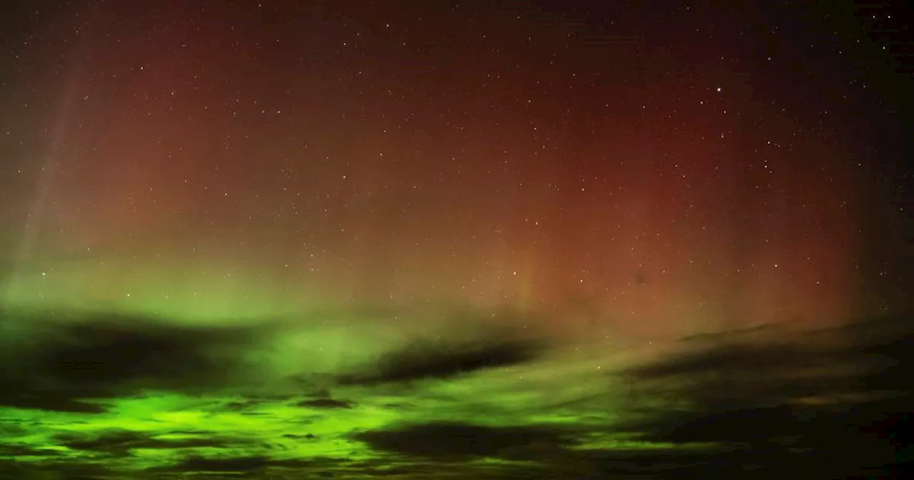 ¡Europa en llamas! Impactantes auroras boreales iluminaron el cielo tras una inusual tormenta geomagnética