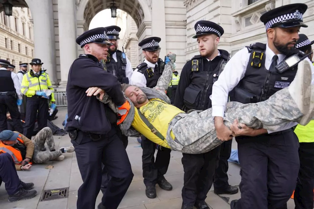 Forty-four charged after Just Stop Oil protests in Whitehall and National Gallery