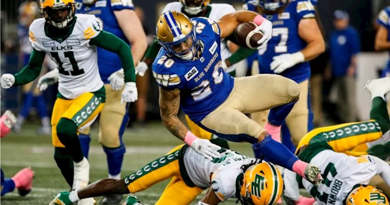 Six Blue Bombers named to CFL all-star team