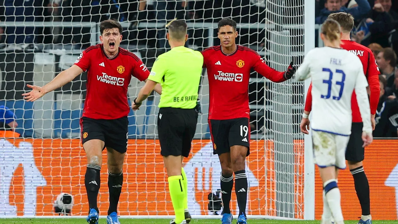 How Man Utd defenders Harry Maguire & Raphael Varane conspired to concede a penalty against Copenhagen