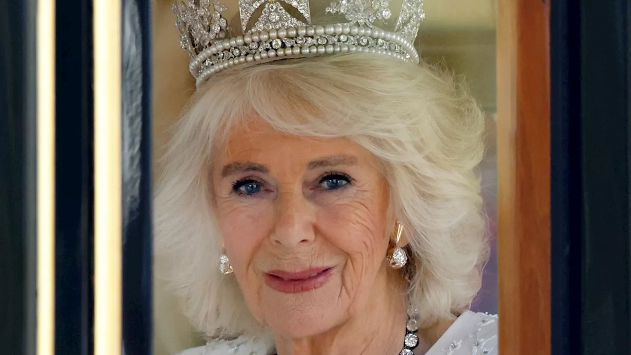 Queen Camilla's secret item you nearly missed at King Charles' State Opening of Parliament