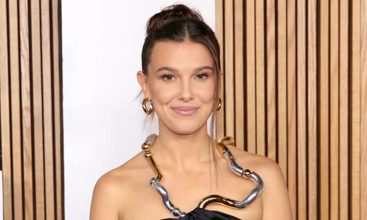 Labios con extra de volumen y cejas 'lion mane': Millie Bobby Brown inspira en Hailey Bieber su último look