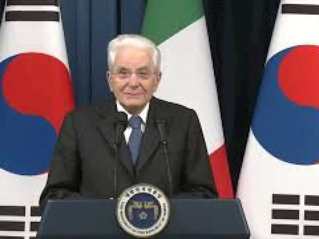 Corea del Sud-Italia, Mattarella a Yoon: 'Cooperazione agevolata da rispetto di valori comuni'