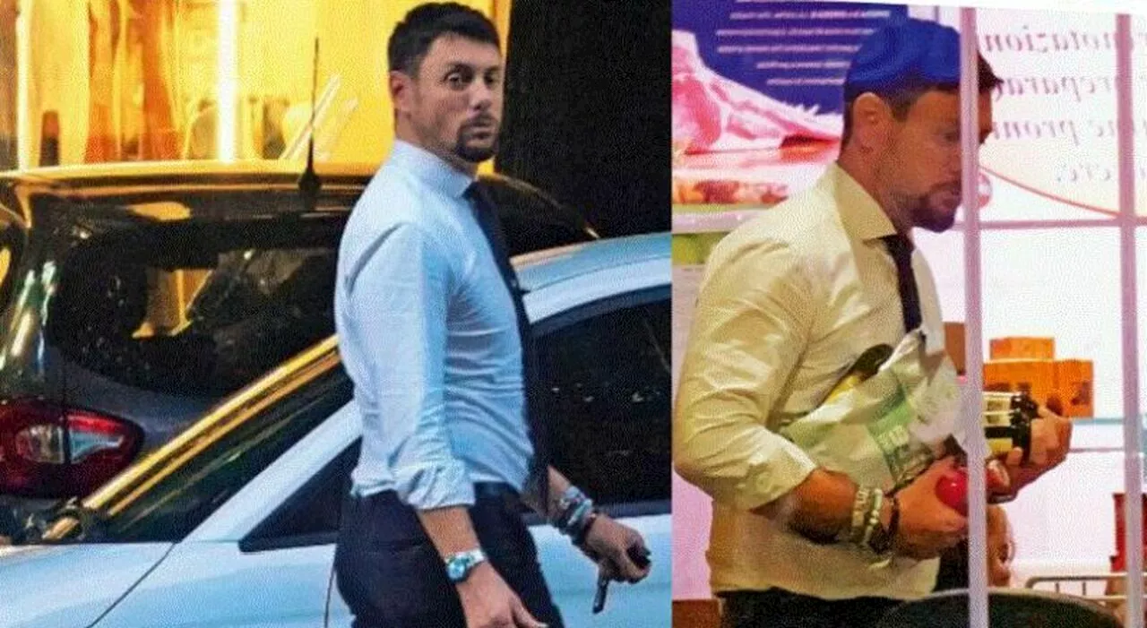 Andrea Giambruno, nuova vita da papà single: le foto al supermercato con la figlia (e sorride ai paparazzi)