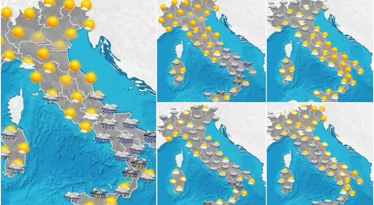 Maltempo, allerta Gialla in 8 Regioni: breve tregua in vista del finesettimana con doppio ciclone temporalesco