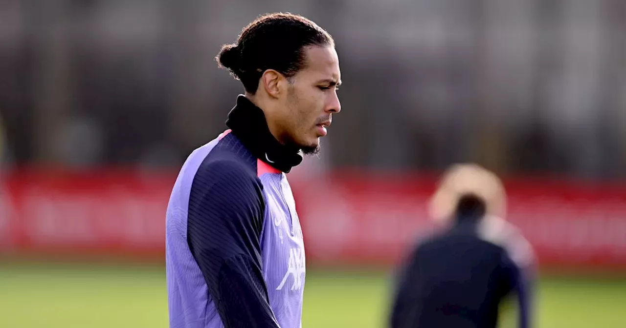 Virgil van Dijk among six Liverpool absentees for Toulouse trip despite training