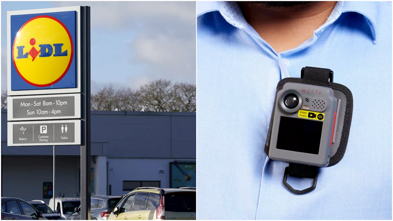 Lidl to give staff body cameras as shoplifting surges