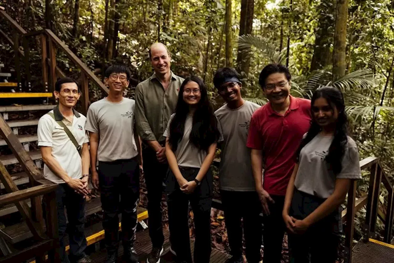 Kunjungi TreeTop Walk di Singapura, Pangeran William dukung Kaum Muda dalam Program Konservasi Cagar Alam