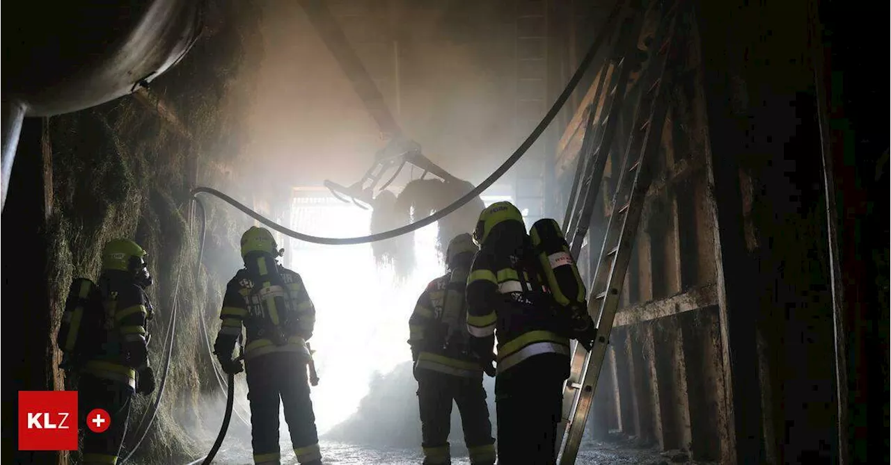 110 Feuerwehrleute bei Brand in Seckau im Einsatz