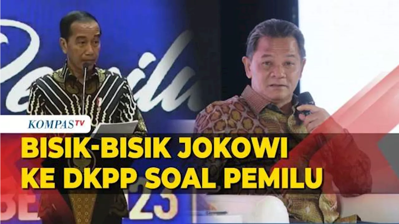 Bisik-bisik Presiden Jokowi ke DKPP soal Pemilu 2024, Pastikan Pemilu Tak Gampang Diintervensi