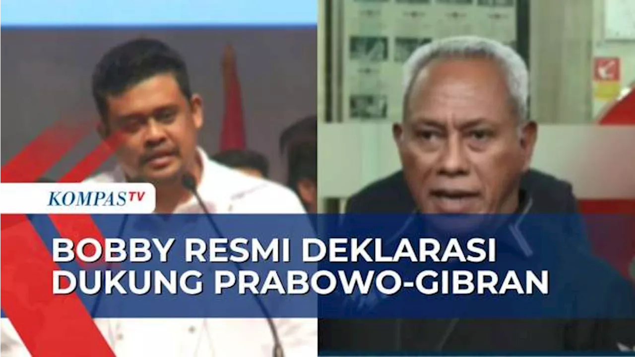 Bobby Deklarasi Dukung Prabowo-Gibran, PDI-P: Harus Pilih Salah Satu, Tak Bisa Main Dua Kaki
