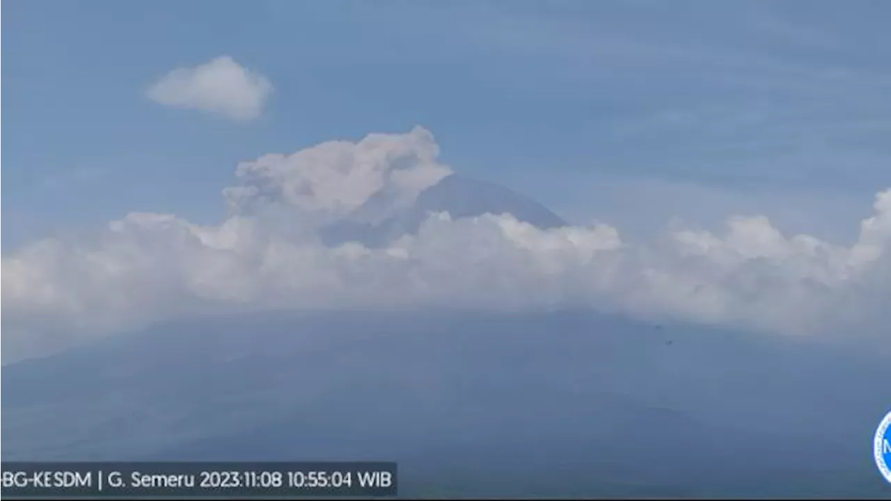 Gunung Semeru Erupsi Luncurkan Awan Panas Sejauh 1 Kilometer, Masyarakat Diminta Waspada