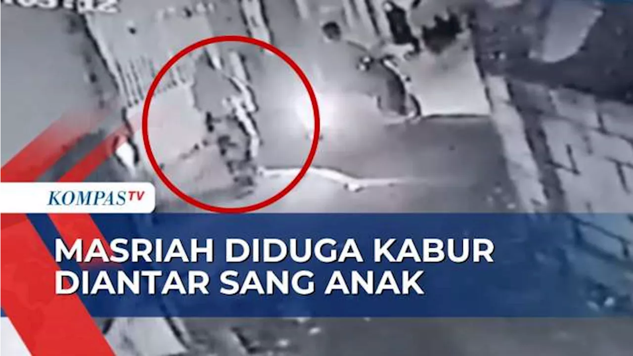 Usaha Masriah Melarikan Diri Jelang Sidang Perdana Terekam CCTV, Diduga Diantar Sang ANak!