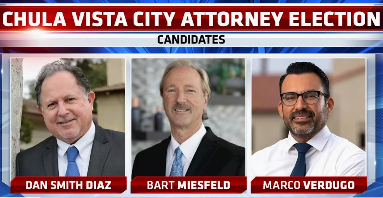 Miesfeld, Verdugo take early lead in Chula Vista City Attorney race -