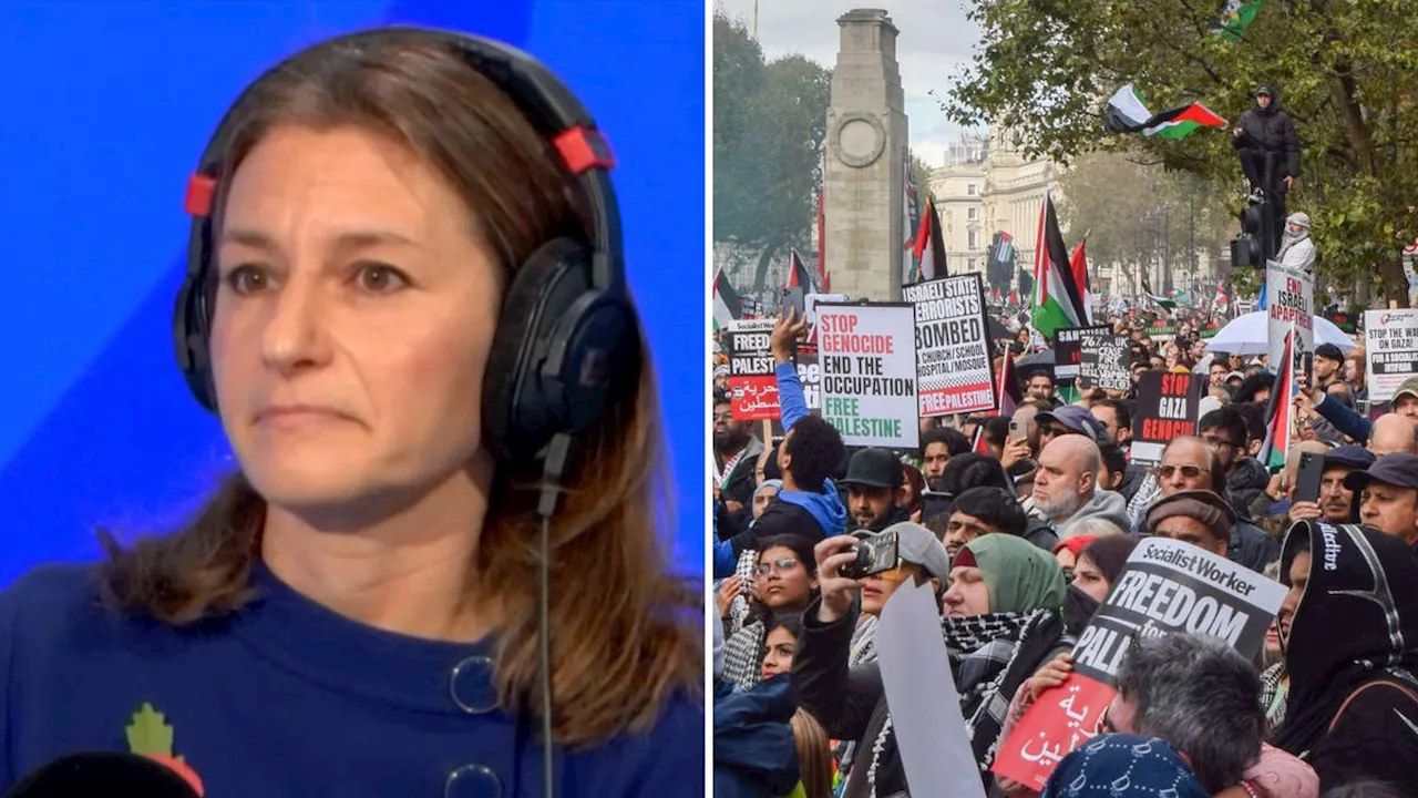 Culture Secretary Lucy Frazer says 'from the river to the sea' chant is anti-Semitic