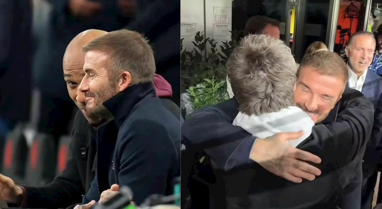 David Beckham e Noel Gallagher, parata di vip in tribuna a San Siro per Milan-Psg: ecco chi c'era