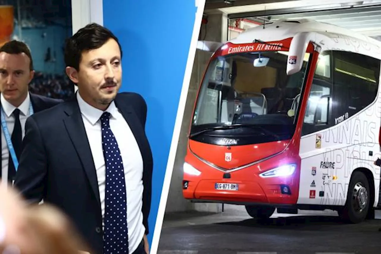 Caillassage du bus de l'OL : l'OM pas inquiété ?