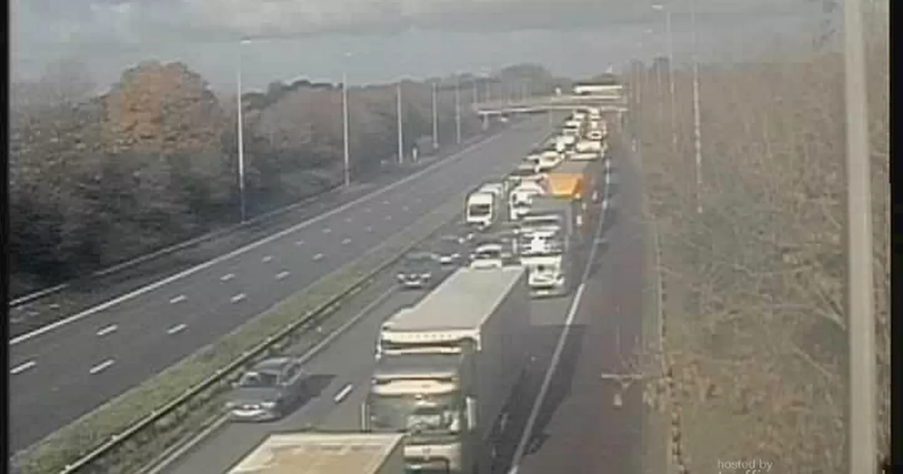 Tragedy on M6 as man who 'fell from bridge' dies after being hit by HGV