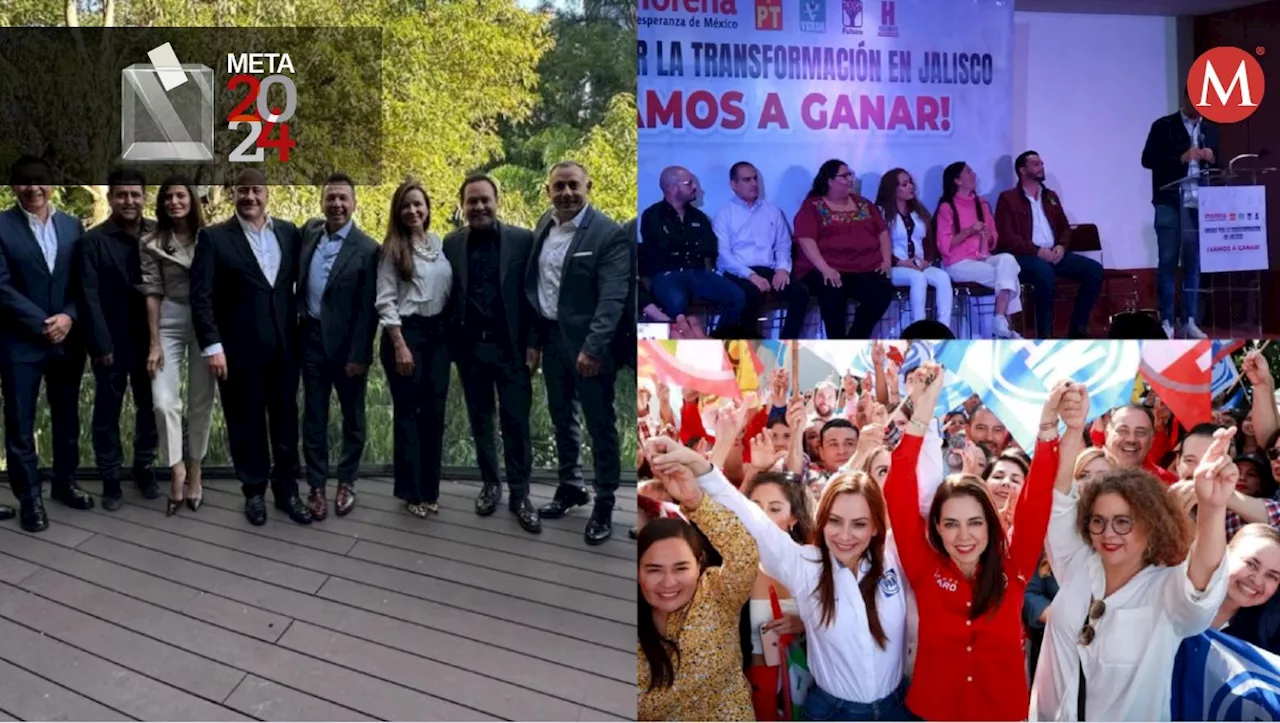 Tres fuerzas políticas van por Jalisco