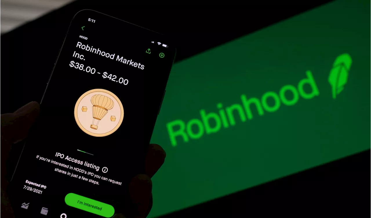 Robinhood shares drop 12% after reporting big declines in trading volume and revenue