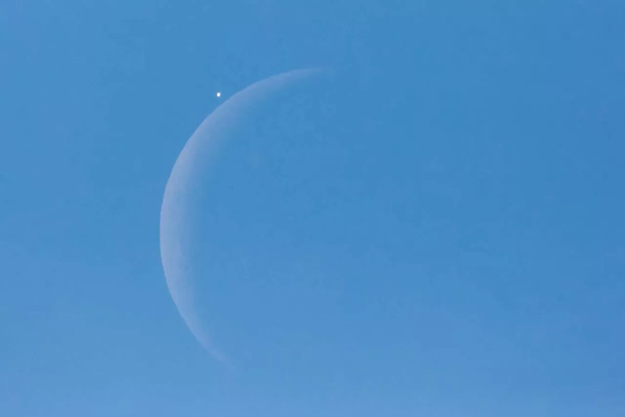 When to see Venus disappear behind the moon for its lunar occultation