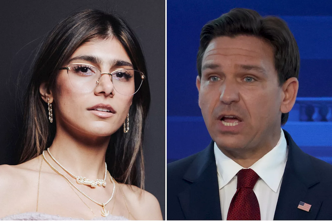 Mia Khalifa Says Ron DeSantis 'Should Be in Jail'