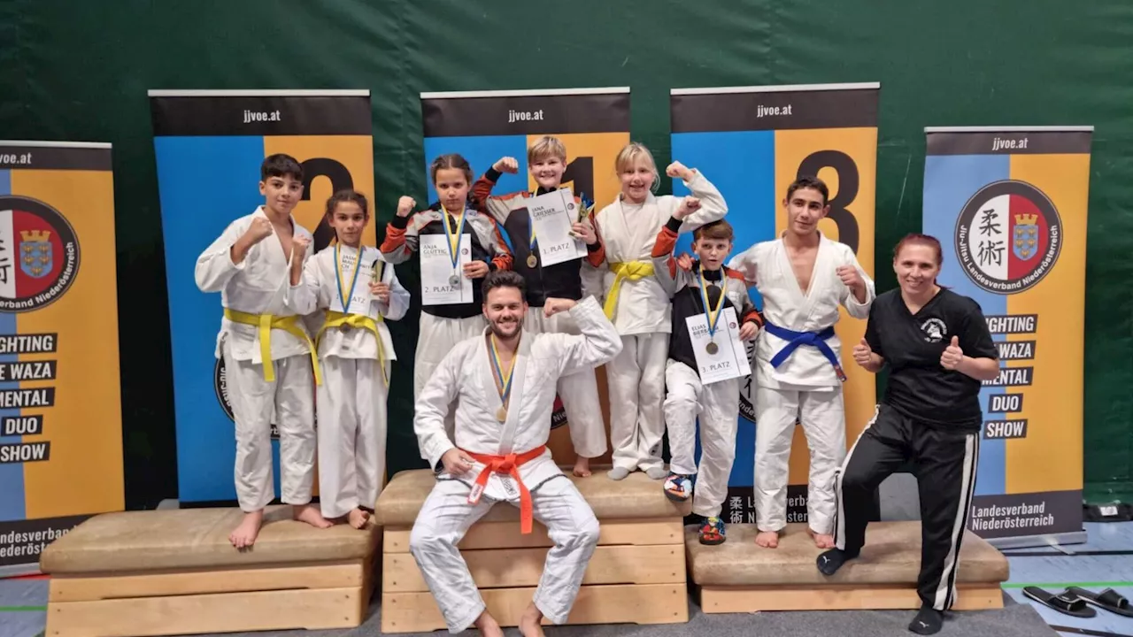 Kottingbrunner Jiu Jitsu-Asse holten sich drei Landesmeistertitel