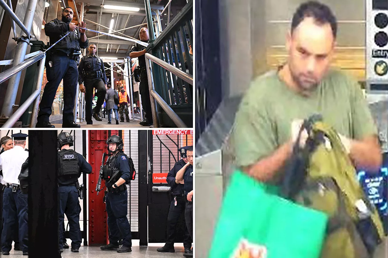 Vigilante gunman on the loose after firing at would-be mugger inside NYC subway station: cops