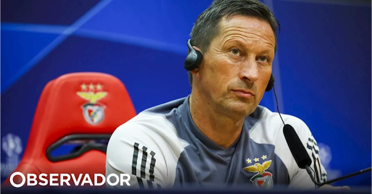 Roger Schmidt: 'Temos de começar a ganhar ou as provas europeias acabam para nós'