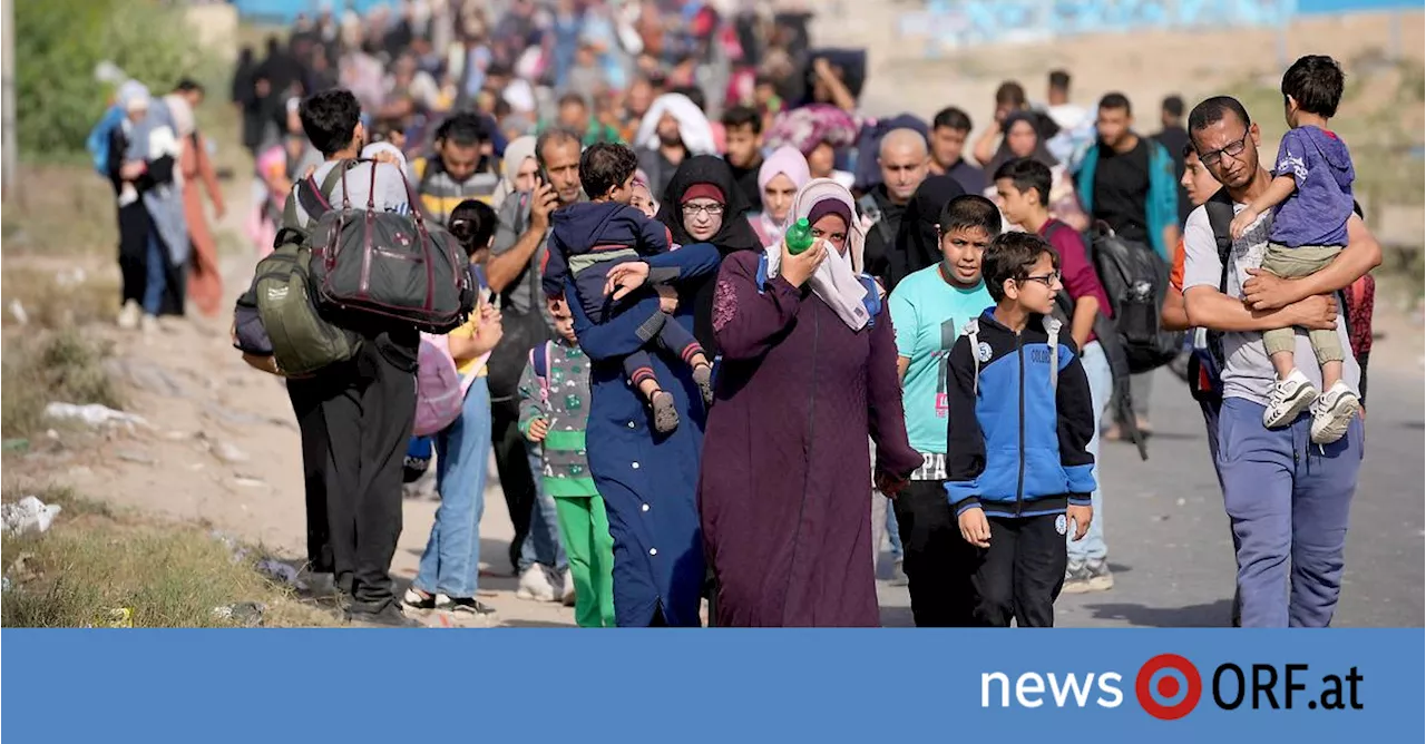 Gazastreifen: Tausende weitere Zivilisten in Süden geflohen