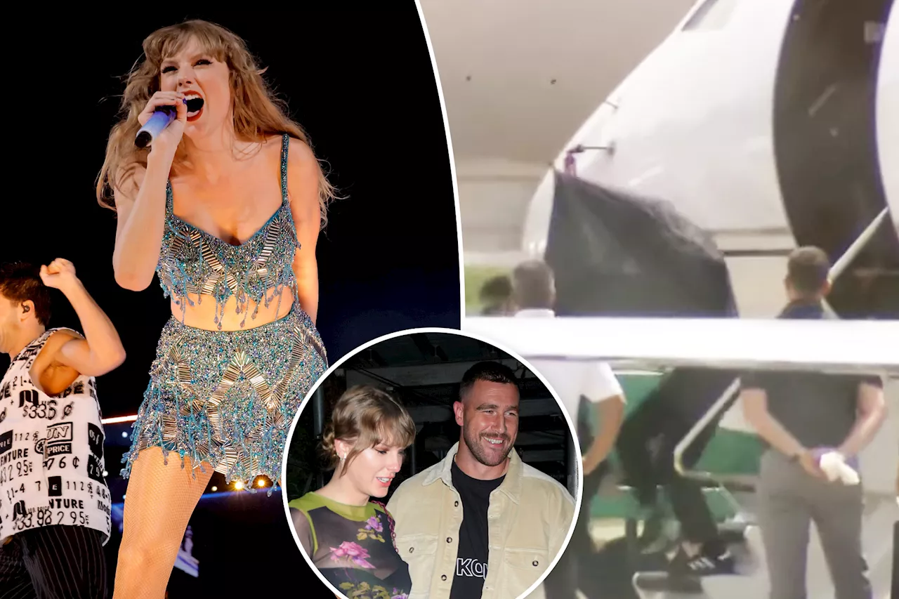 Taylor Swift arrives in Argentina for Eras Tour shows without Travis Kelce